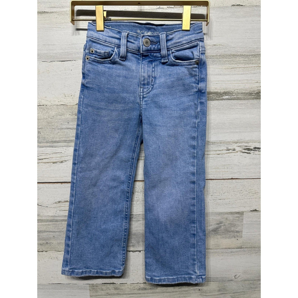 Thereabouts Straight Leg Jeans Girls 4 Light Blue Denim EUC1