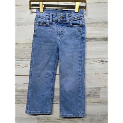 Thereabouts Straight Leg Jeans Girls 4 Light Blue Denim EUC1