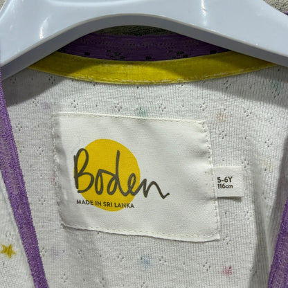 Hanna Andersson Abercrombie Mini Boden Tops Bundle Girls 5/6 Star Stripe Flawed*9