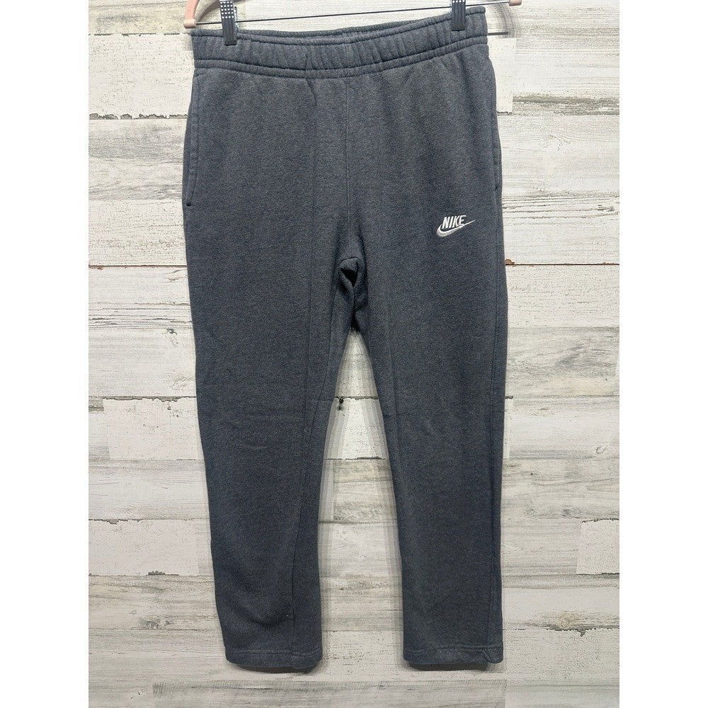 Nike Joggers Men Small Charcoal Grey Fleece Sportswear Sweatpants EUC0