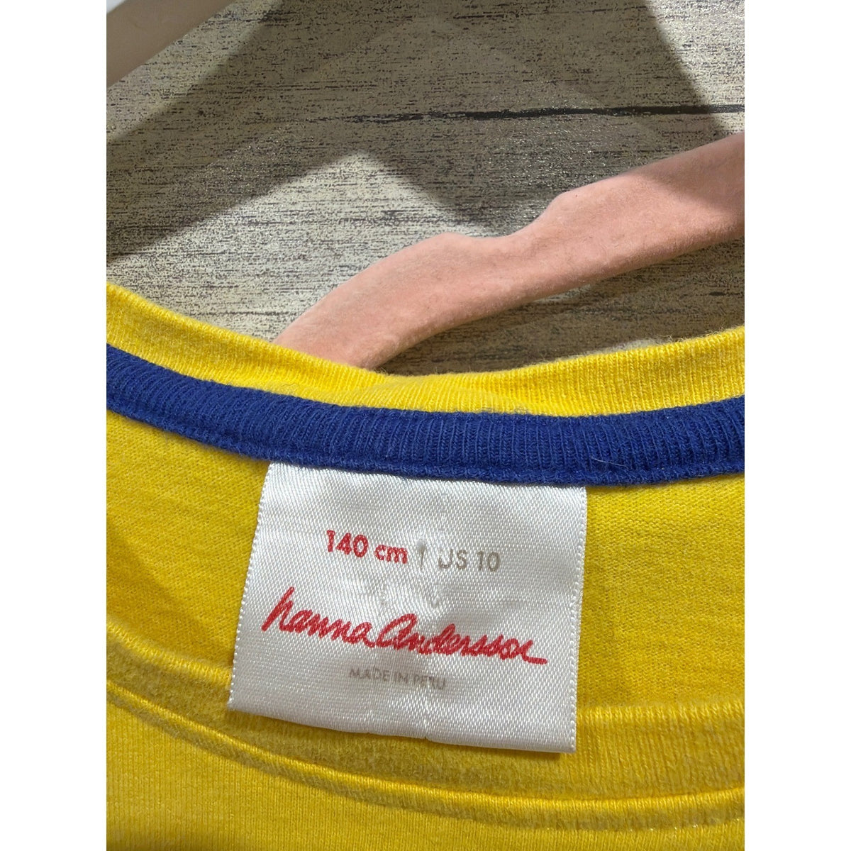 Hanna Andersson Tea Mini Boden Girls 10-12 Yellow Blue Floral Legging Set3