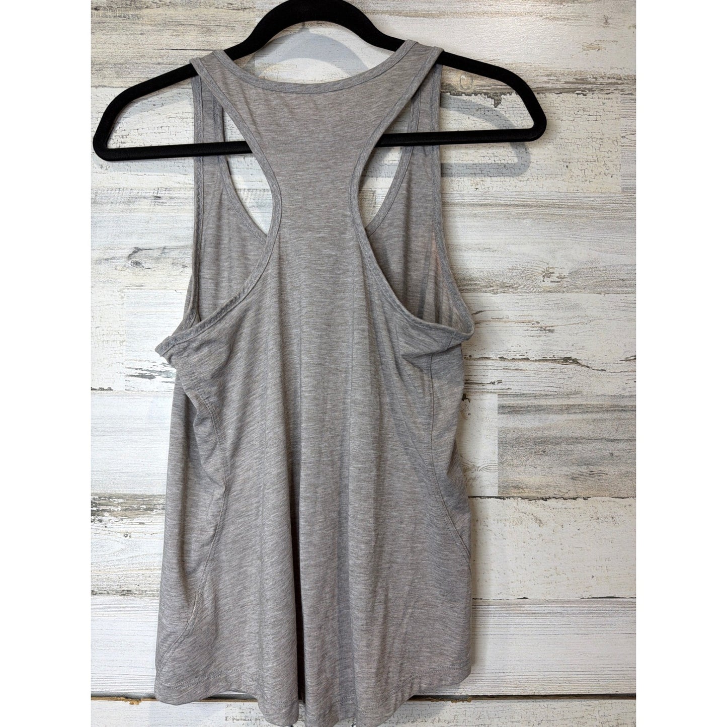 Brooks Racerback Tank Top Women Size M Gray Athletic Running Workout EUC3
