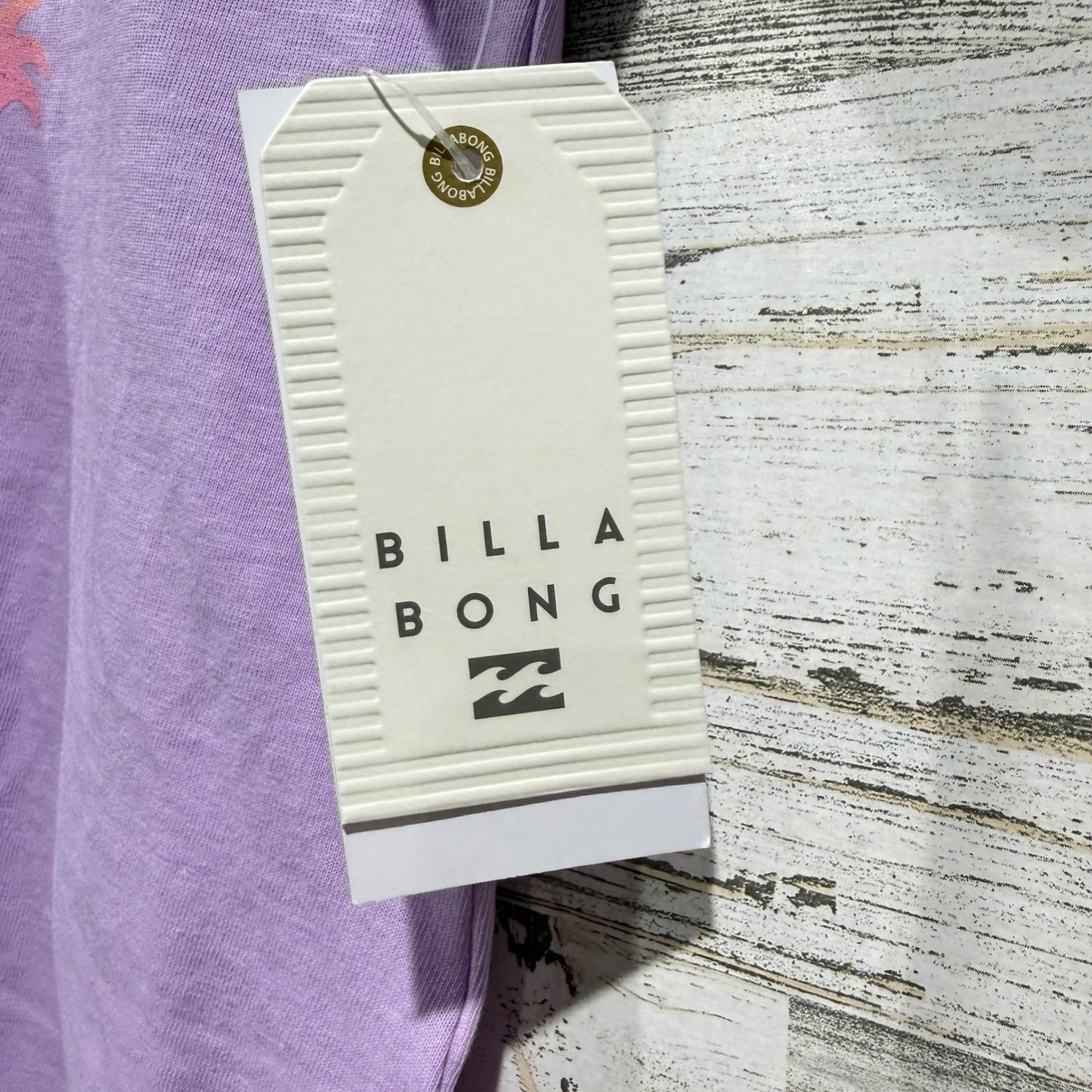 Billabong Graphic Tee Kids Small Lilac Take A Sun Trip Surf Boho NWT1