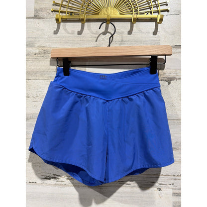 Abercrombie Kids YPB Active Shorts Girls 11/12 Blue Crossover Athletic EUC0