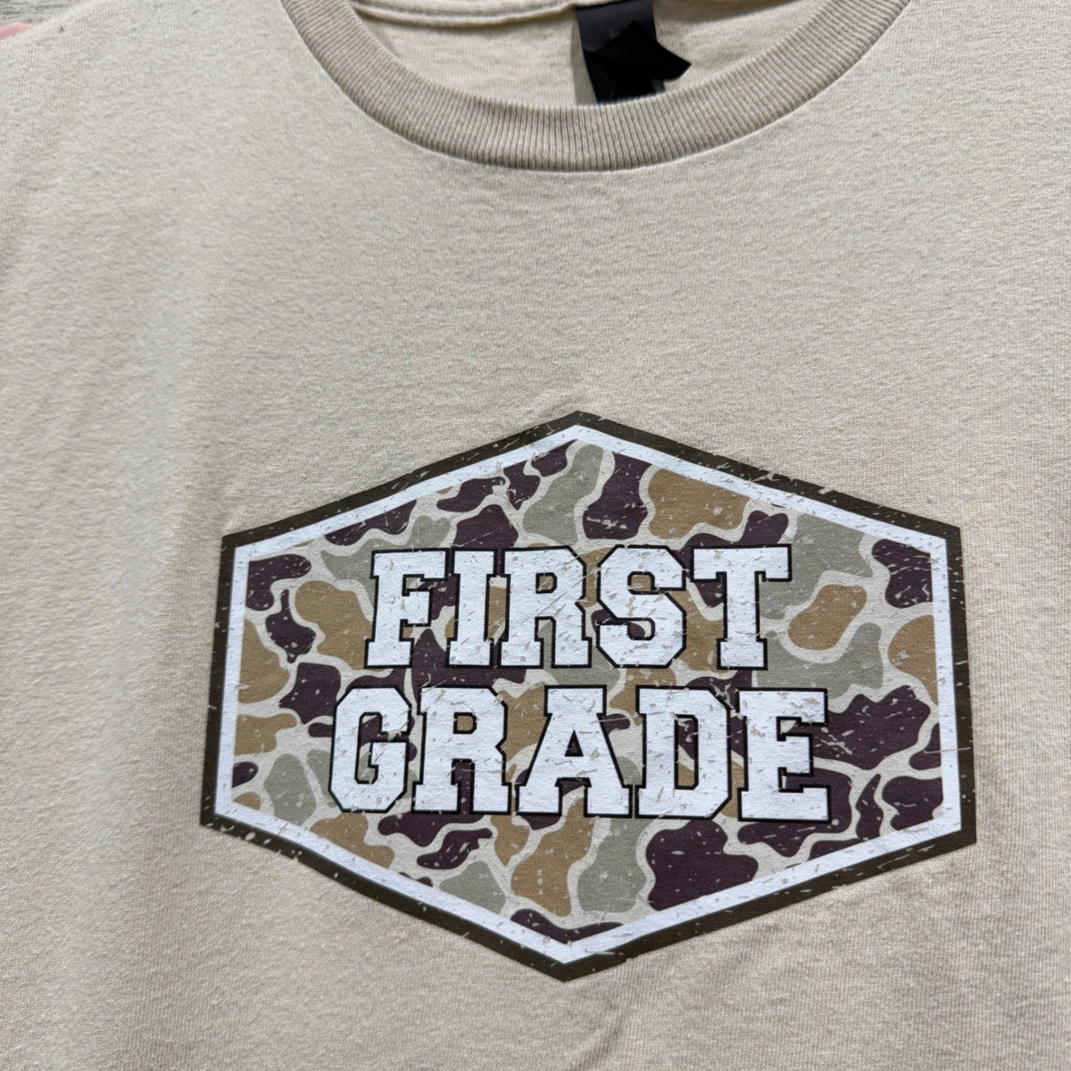 First Grade Graphic Tee & Joggers Bundle Boys Small Cotton Flawed*1