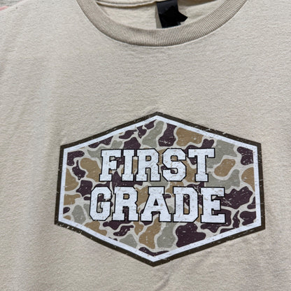 First Grade Graphic Tee & Joggers Bundle Boys Small Cotton Flawed*1