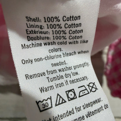 Janie and Jack Gingham Ruffle Blouse Girls 6 Pink 100% Cotton Preppy Flawed*2