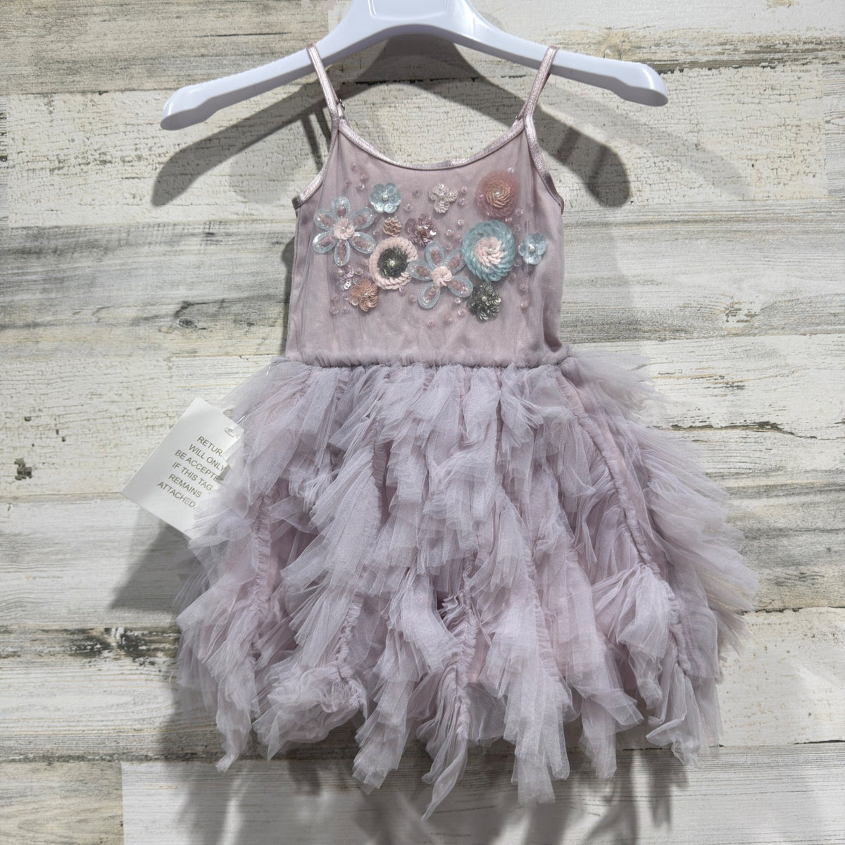 Tutu Du Monde Apple Blossom Tutu Dress Girls 12-18M Pink Cotton Tulle Luxury NWT0
