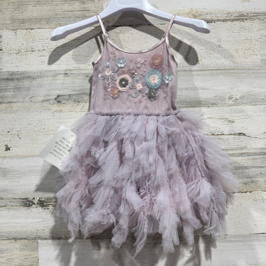 Tutu Du Monde Apple Blossom Tutu Dress Girls 12-18M Pink Cotton Tulle Luxury NWT0