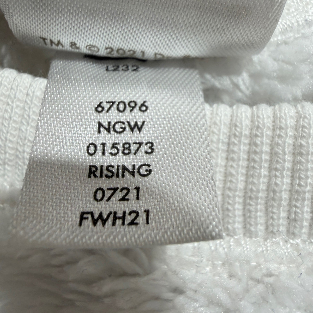 Hanna Andersson Grinch Marshmallow Fleece Sweatshirt Girls 4 White Holiday EUC4