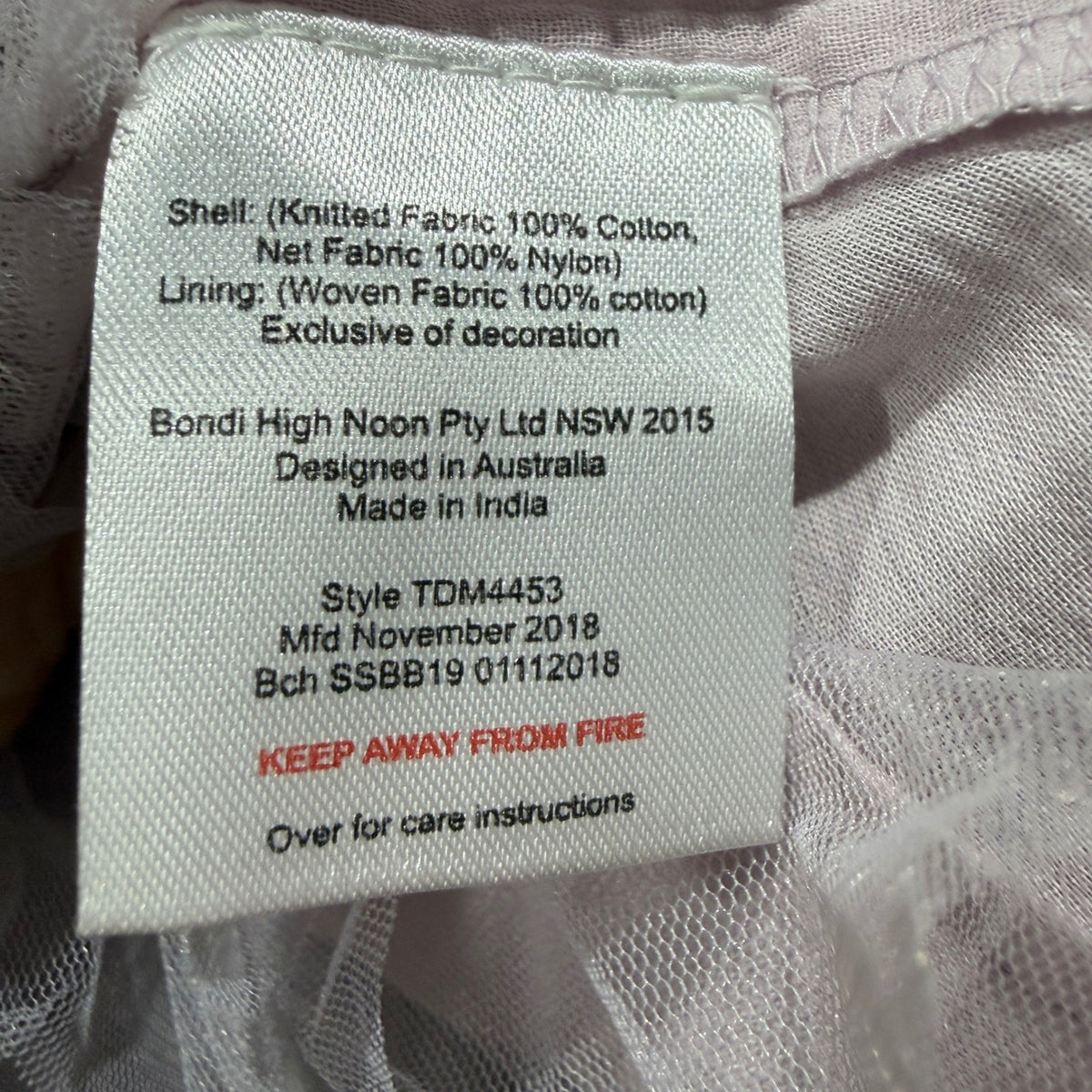 Tutu Du Monde Apple Blossom Tutu Dress Girls 12-18M Pink Cotton Tulle Luxury NWT5