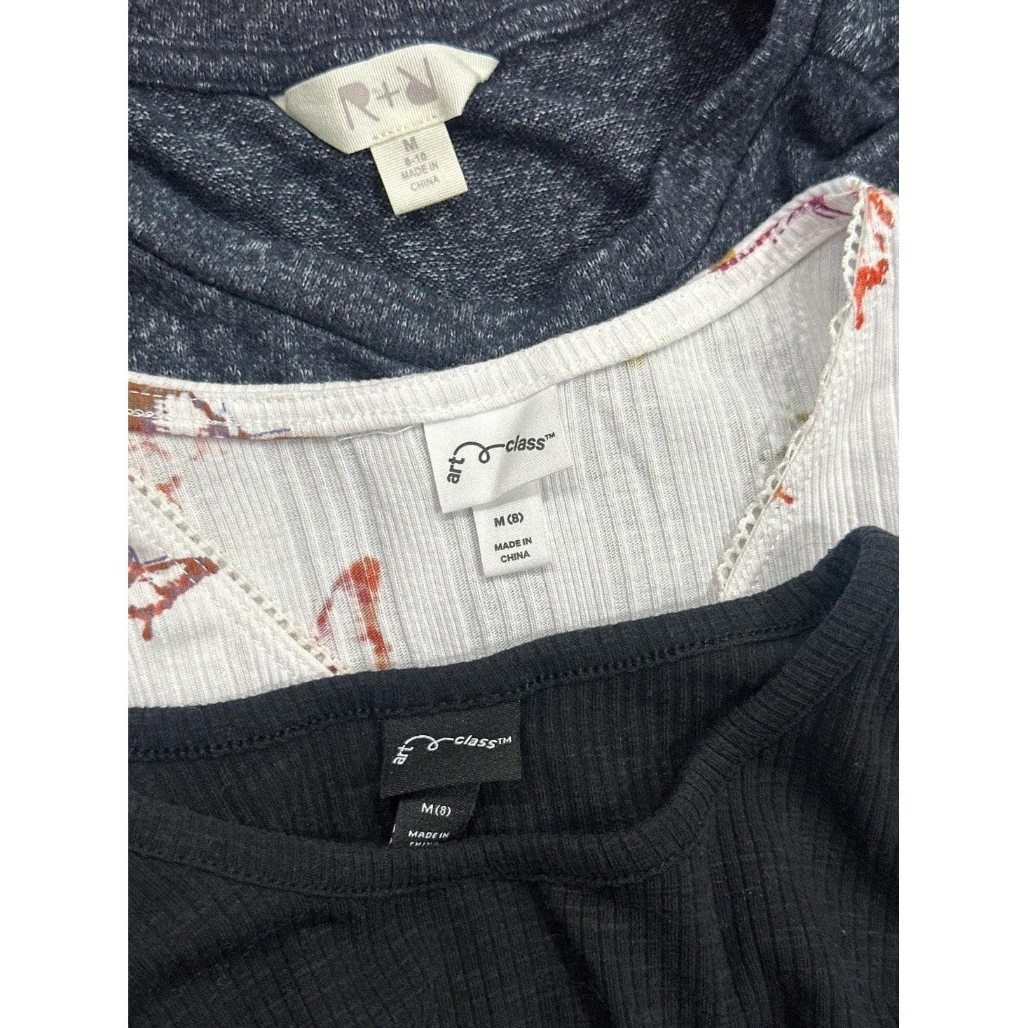 Zara Art Class Girls Size 8-10 Tan Black Red 5pc Cargo Pants Shirt Lot GUC5