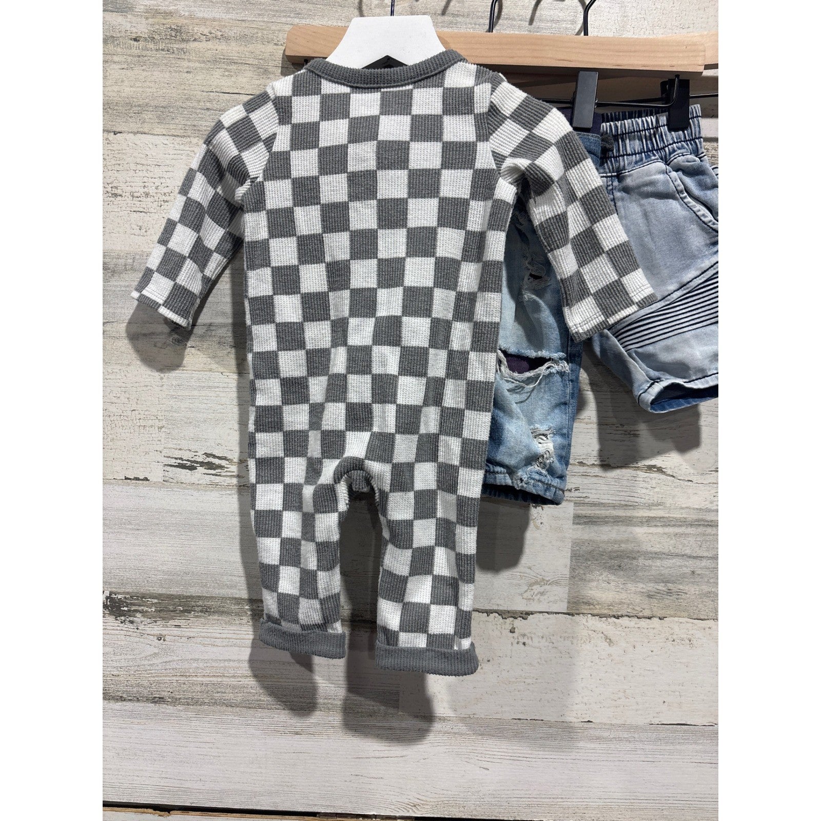 Boys 3-6M Clothing Bundle AC/DC Checkered Rocker Lot Cool6