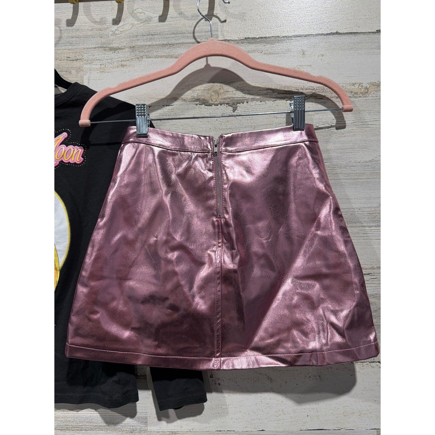 Zara Cat & Jack Sailor Moon Shirt Skirt Set Girls 8-10 Black Pink Anime EUC5