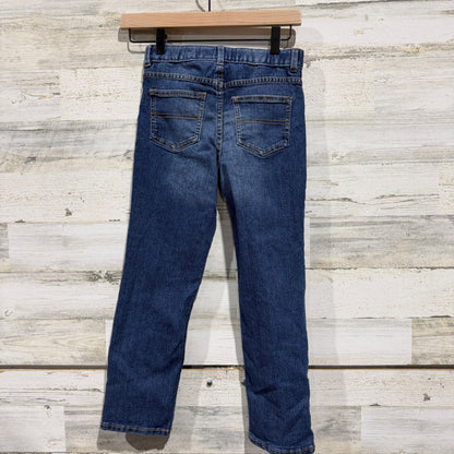 OshKosh B'gosh Classic Jeans Boys 8 Blue Cotton Blend Casual Denim EUC2