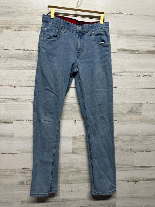 Levi's 511 Slim Fit Jeans Boys Size 16 Regular Medium Wash Blue Denim EUC0