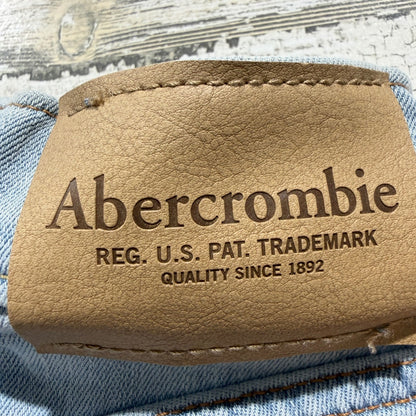 Abercrombie Kids Straight Distressed Jeans Girls 9/10 Light Blue Cotton Blend5