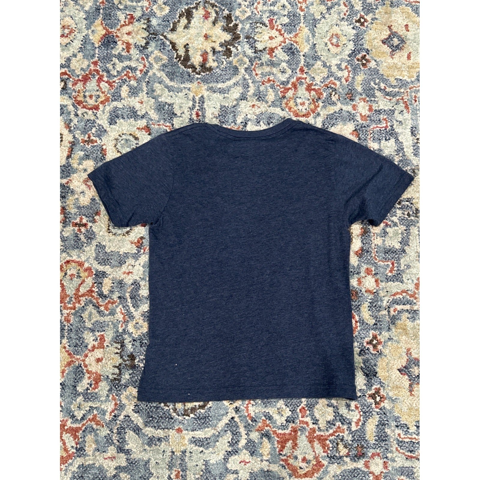 500 Level Dak Prescott NFL Dallas Cowboys Boys Small Navy Graphic Tee EUC3