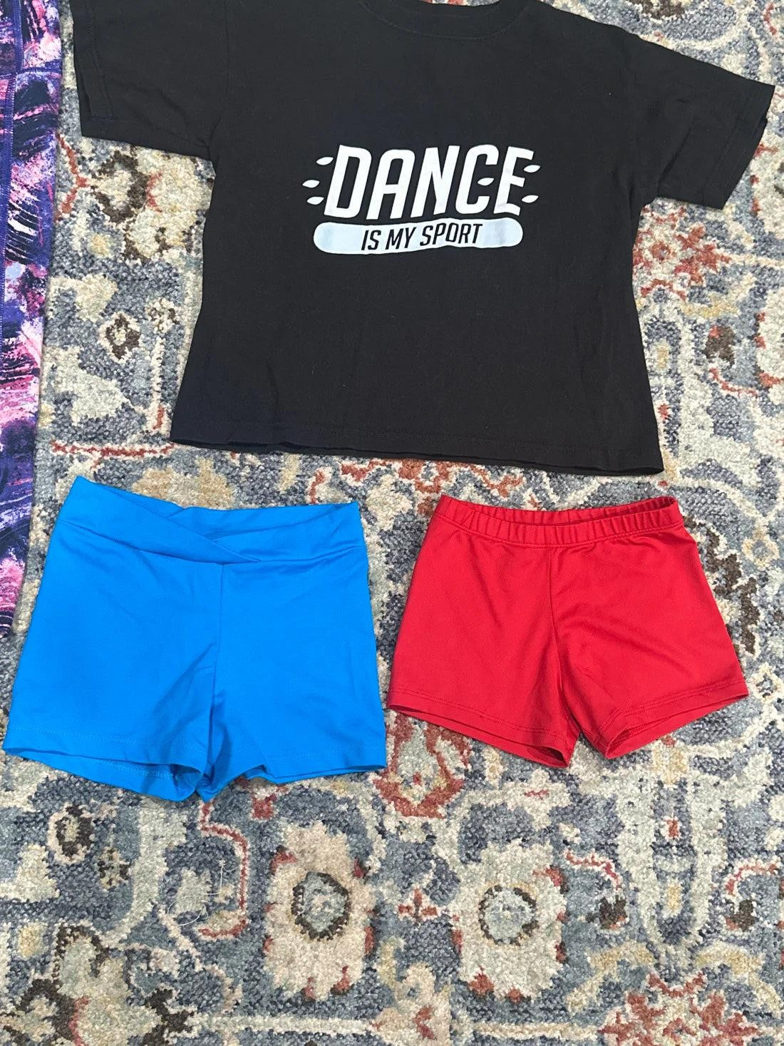 Dance Activewear Bundle Girls Small 4pc GUC3