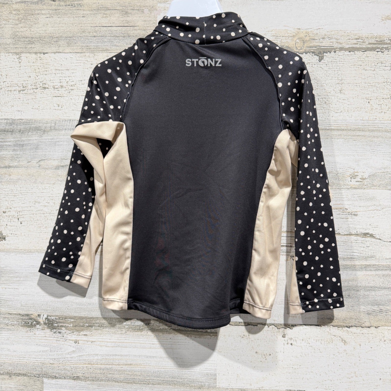 Stonz Sun Shirt Toddler 4T Black Night Camper Polka Dot Outdoors NWT4