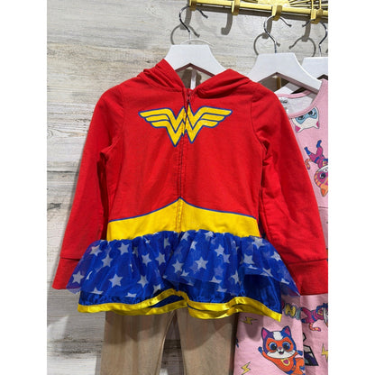 Childrens Place Old Navy Girls 3T 4T 5pc Bundle Wonder Woman Jeans EUC1