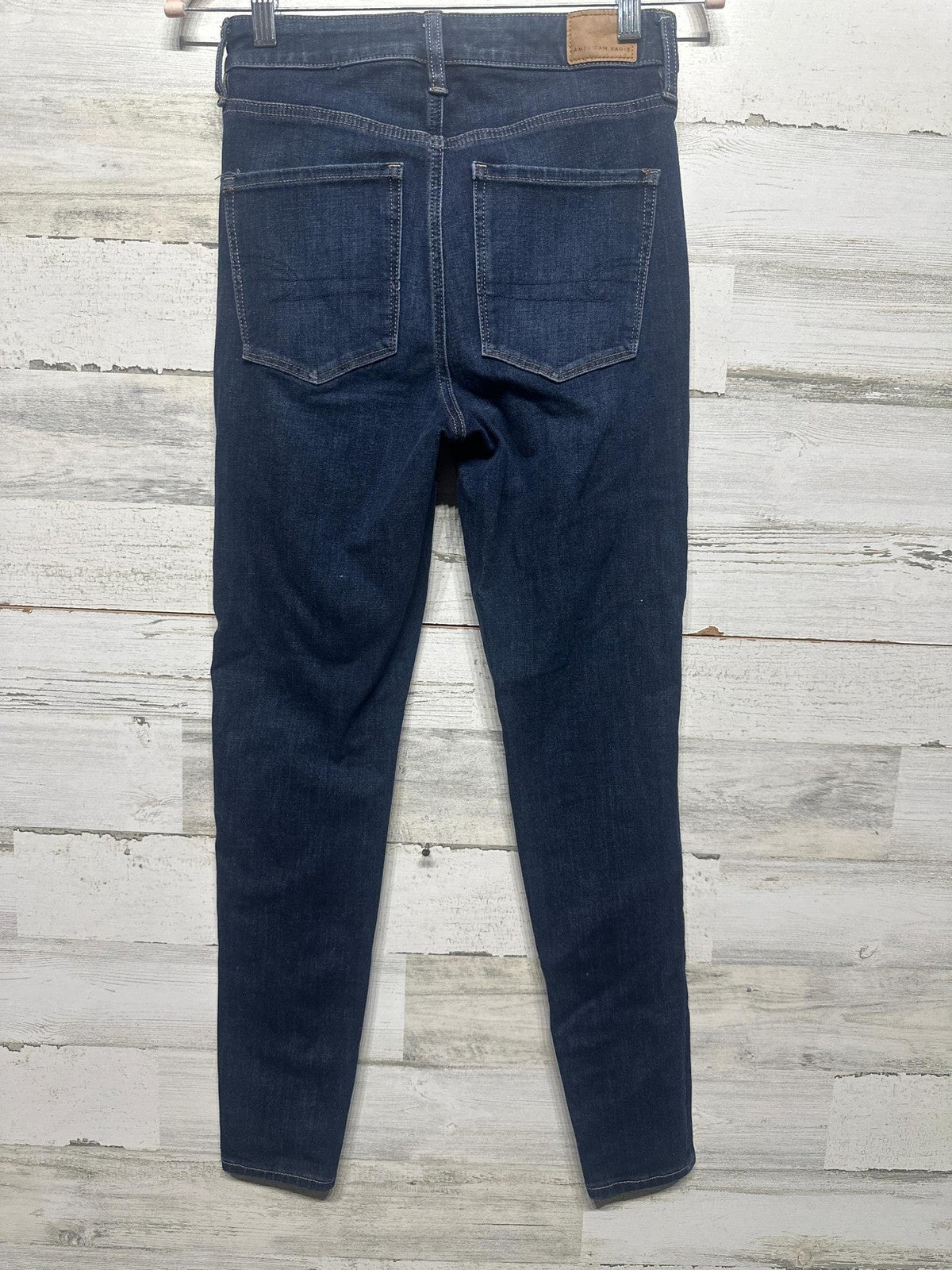 American Eagle Highest Rise Jegging Womens 4 Dark Blue Next Level Stretch GUC2