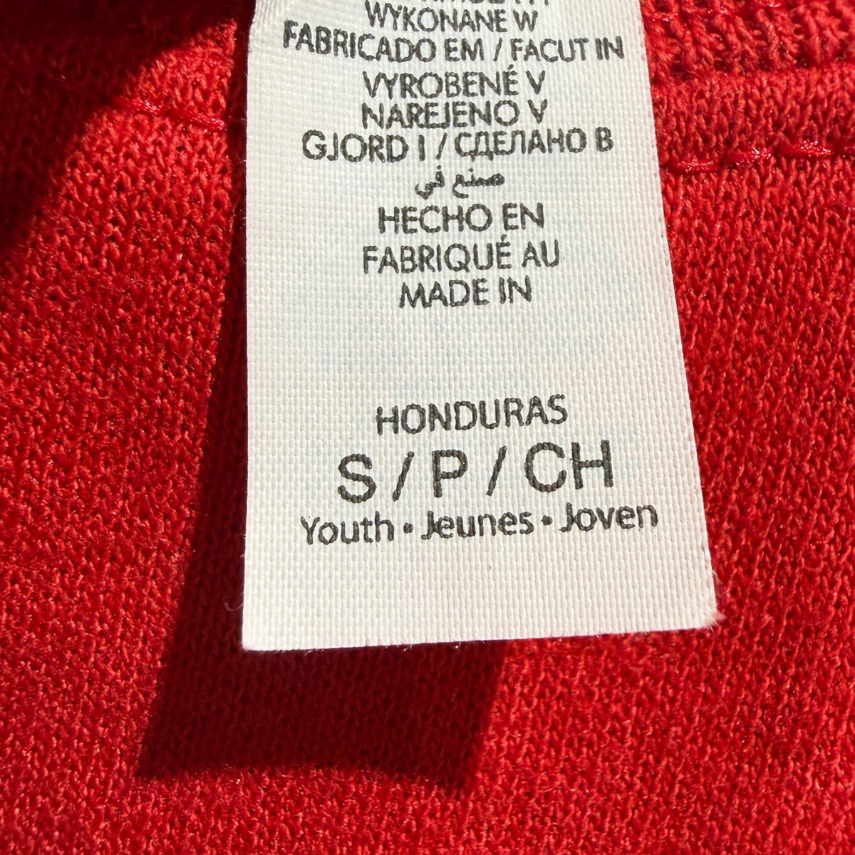 Jerzees NuBlend Merry Sequin Sweatshirt Youth Small Red Cotton Blend Holiday EUC3