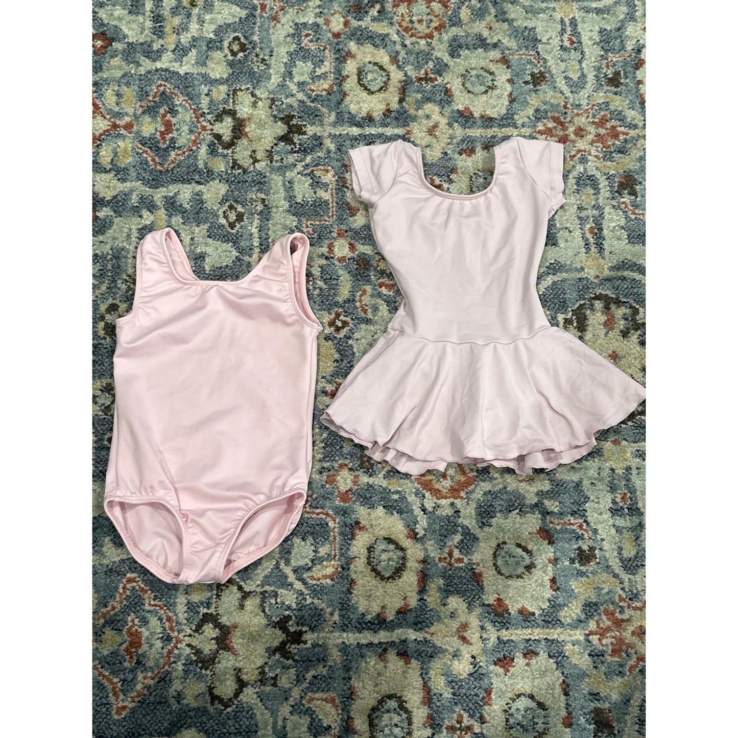 So Danca Motionwear Dance Leotard Bundle Girls 4-6 Pink Balletcore EUC0