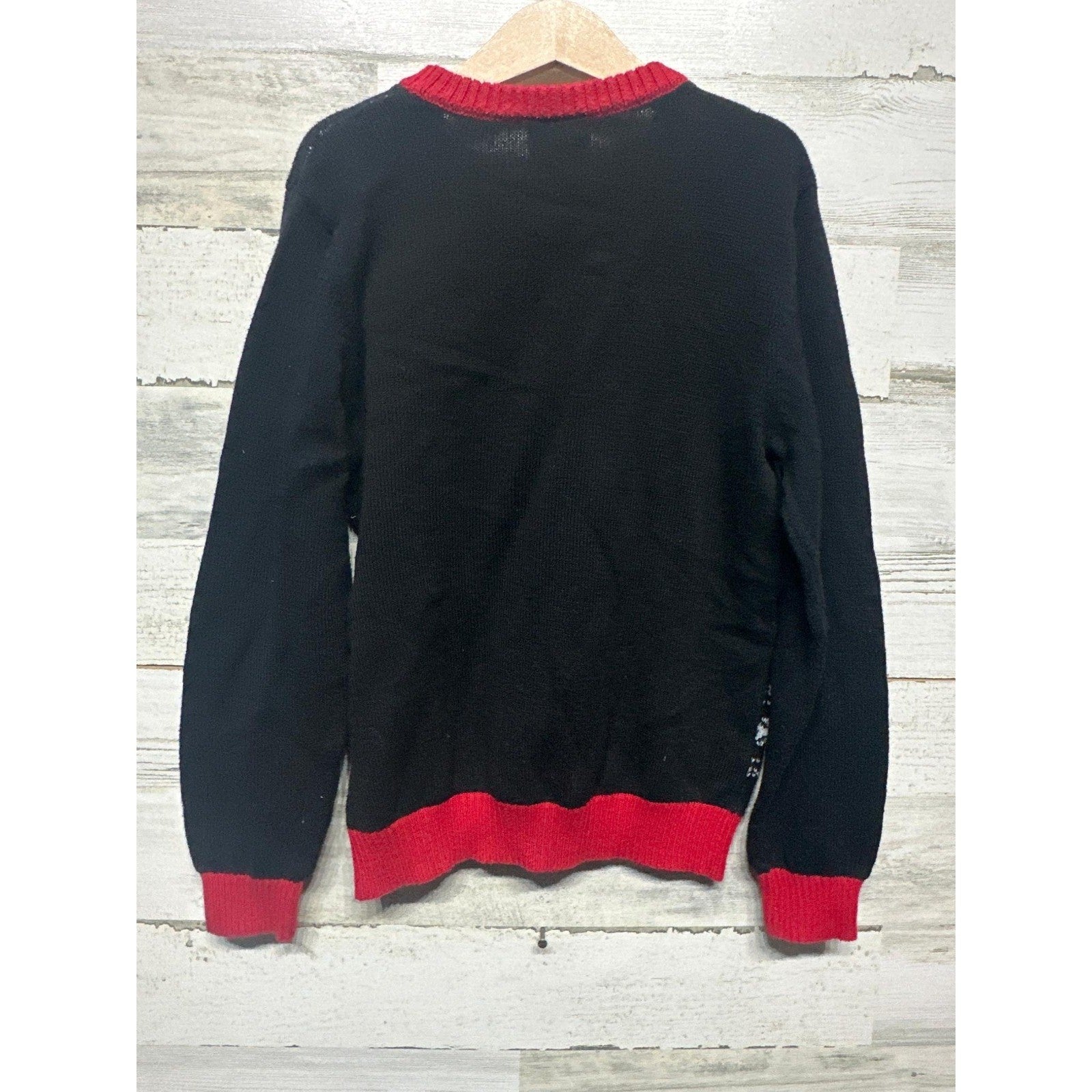 Star Wars Jumping Beans Sweater Boys 10 Black Darth Vader Ugly Christmas EUC2
