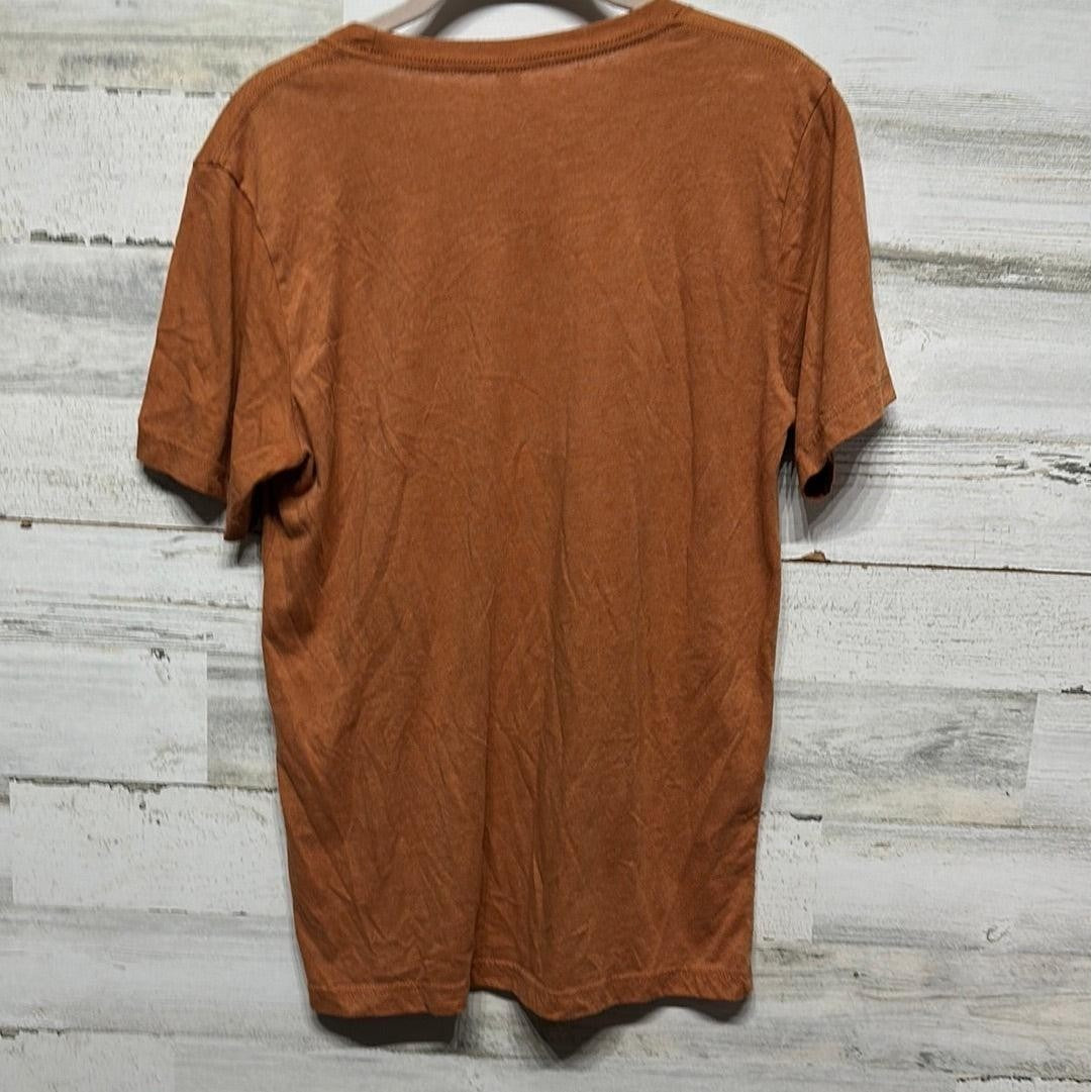 Unbranded Graphic Tee Women Medium Rust Softball Road Trippin' Retro EUC3