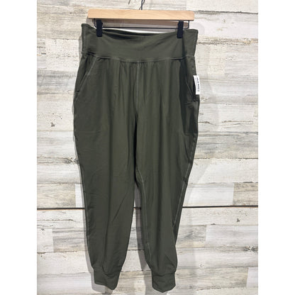 Old Navy Joggers Women Large Green High Waisted Activewear Gorpcore NWT0