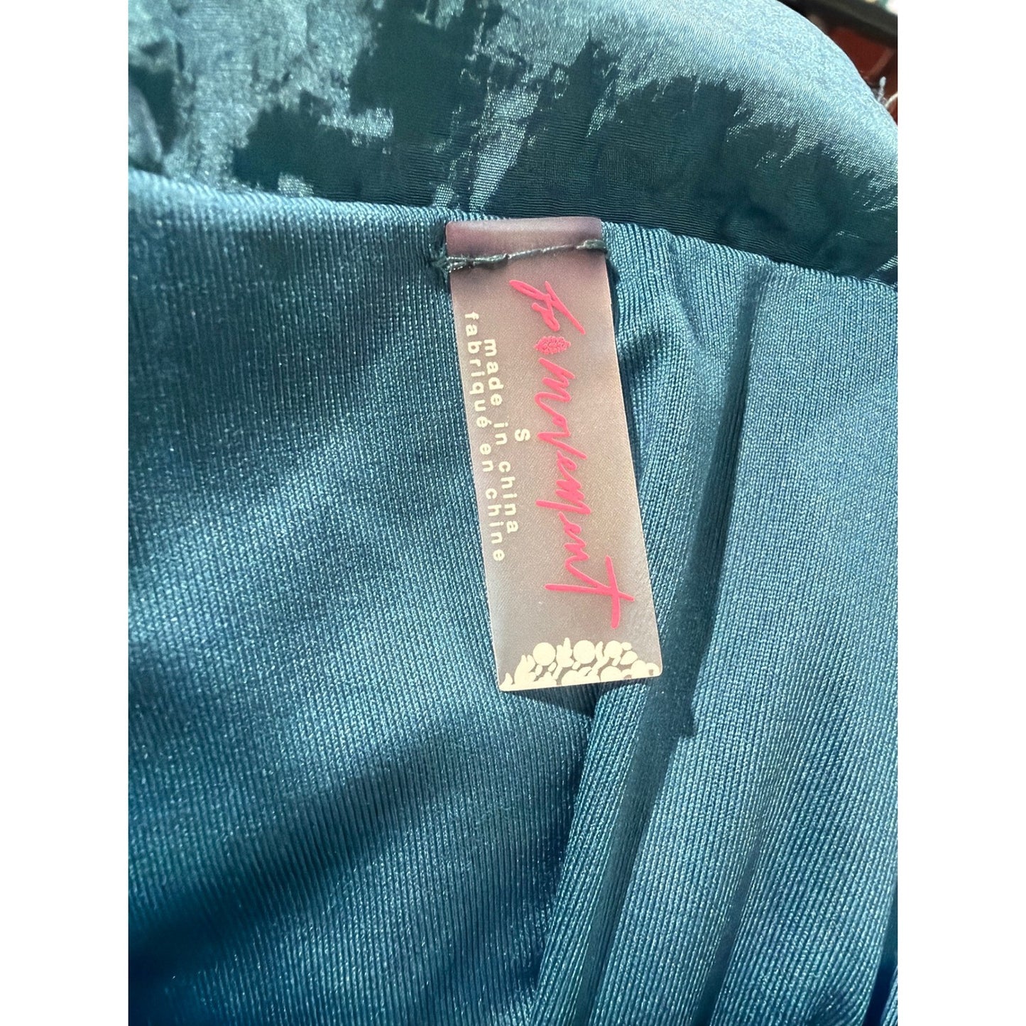 Free People Movement Skort Women's Small Teal Get Your Run On Smocked Skort EUC4