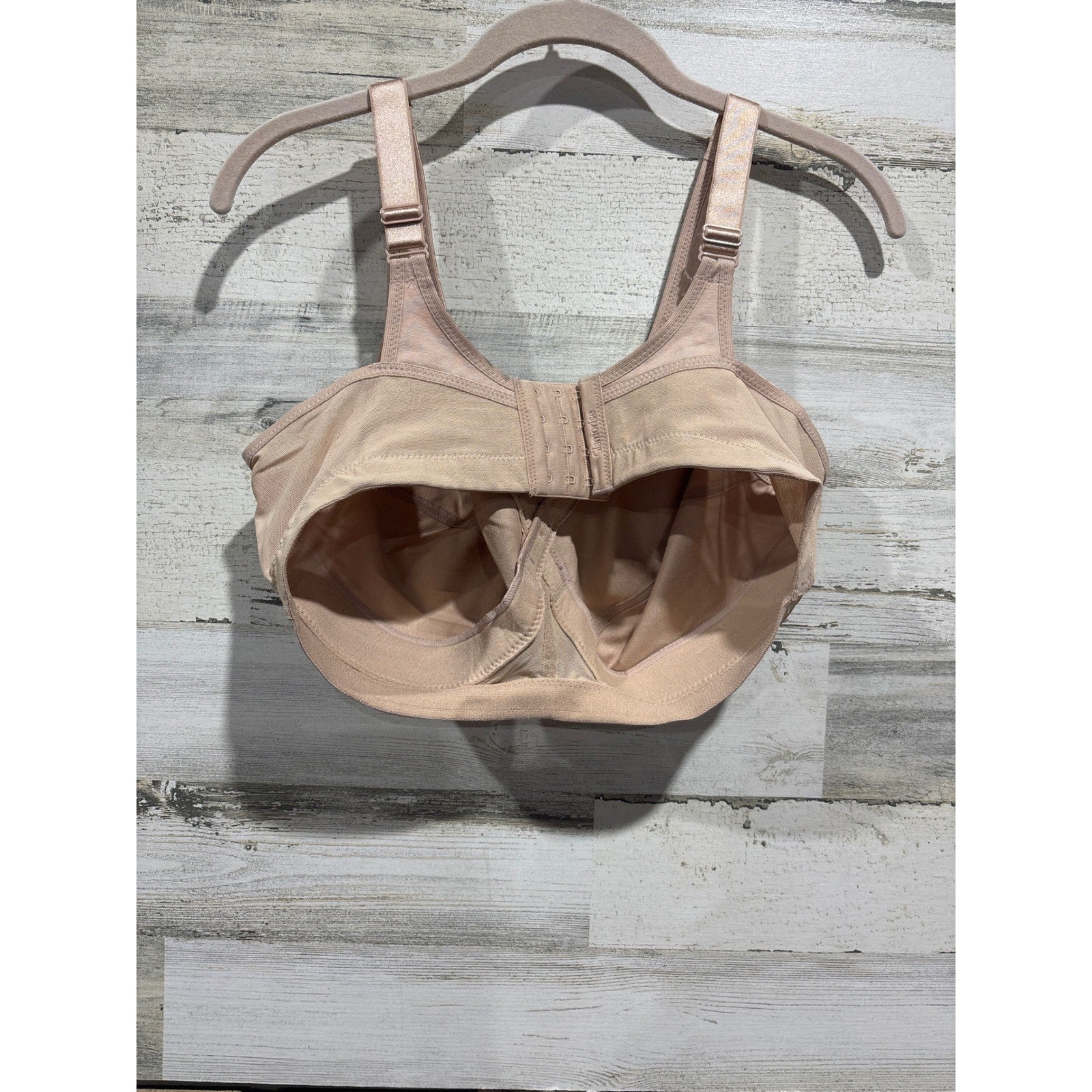 Glamorise MagicLift Bra Womens 38DD Nude Wirefree Support Everyday EUC1
