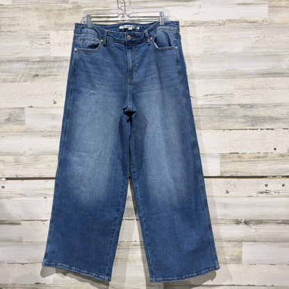 Celebrity Pink Wide Leg Jeans Women 15/32 Blue Cotton Denim Y2K Style EUC0