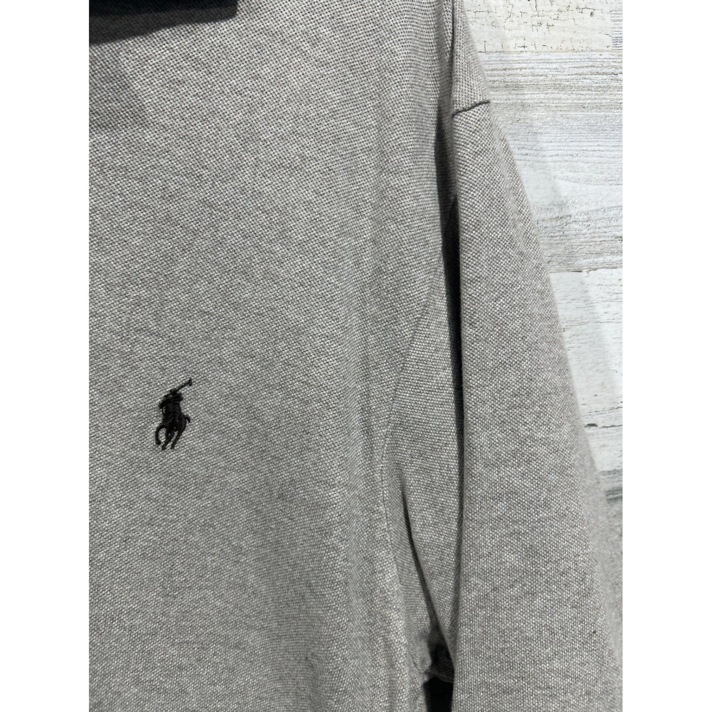Polo Ralph Lauren Polo Shirt Men XLT Grey Pony Logo Prep Classic EUC2