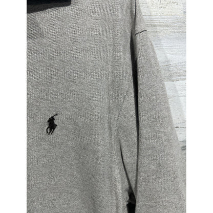 Polo Ralph Lauren Polo Shirt Men XLT Grey Pony Logo Prep Classic EUC2