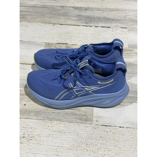 ASICS Gel Nimbus 26 Women Size 6 Blue Running Shoes Max Cushion0