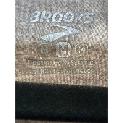 Brooks Racerback Tank Top Women Size M Gray Athletic Running Workout EUC2