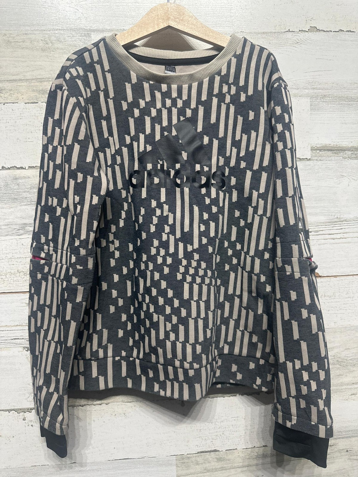 Adidas LEGO Sweatshirt Kids 9-10 Geometric Pullover EUC0