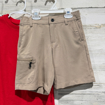 Cat & Jack Superman Magellan Boys Size 6/7 Red Khaki 3pc Bundle4