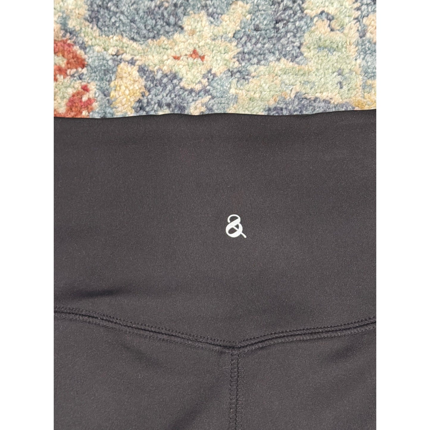 Lou & Grey Bootcut Cropped Active Pants Women Large Black Side Stripe Athleisure3