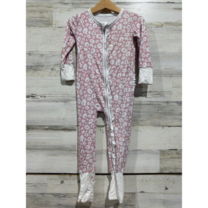 Posh Peanut Snuggle Bums Bundle Girls 2T Pink Leopard Lamb Bamboo EUC5