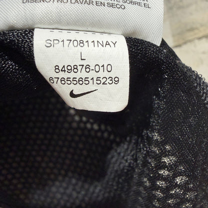 Nike Dri-FIT Mesh Tank Top Women L Black 849876-010 Running Sporty *Flawed4