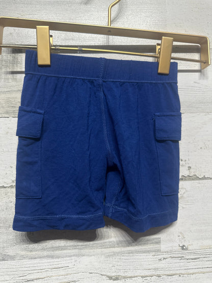Kickee Pants Cargo Shorts Boys 18-24m Royal Blue Bamboo Viscose NWT0