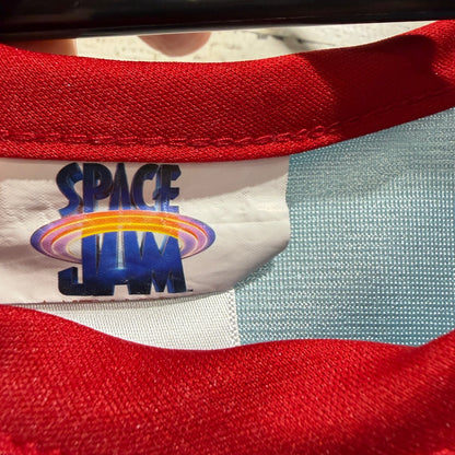 Space Jam Tune Squad Basketball Jersey Men S Blue Orange Movie Era1