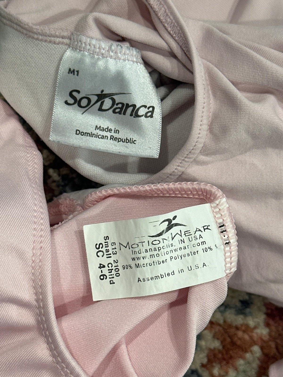 Dancewear Bundle Girls 4-6 Years SoDanca / Motion Works VGUC2