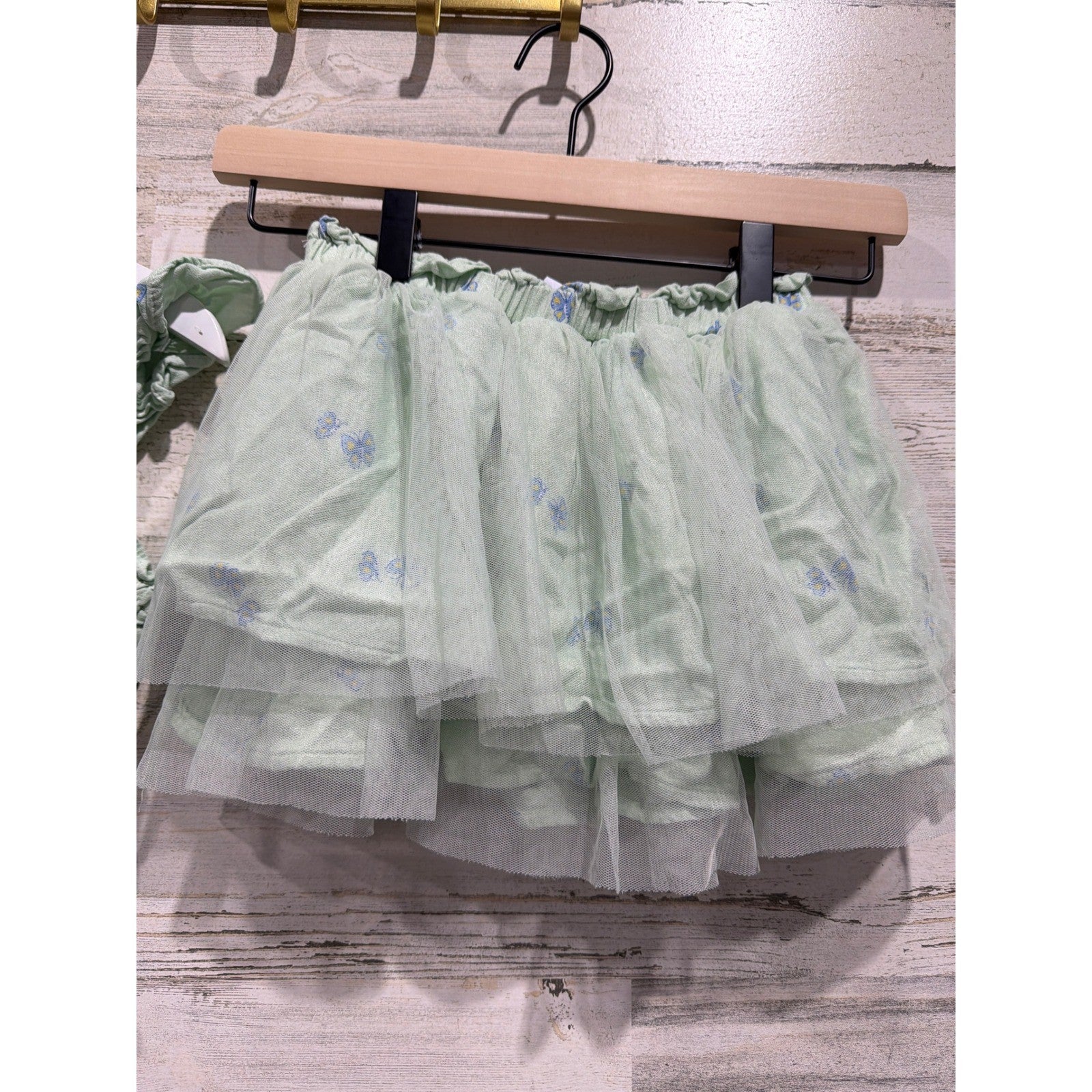 Old Navy Cat & Jack Clothing Lot Girls 4T 5 Blue Green Floral Tie Dye Boho EUC5