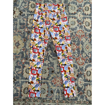 Little Bird Pajama Set Kids 9-10 Multicolor Elf Movie Graphic Print EUC3