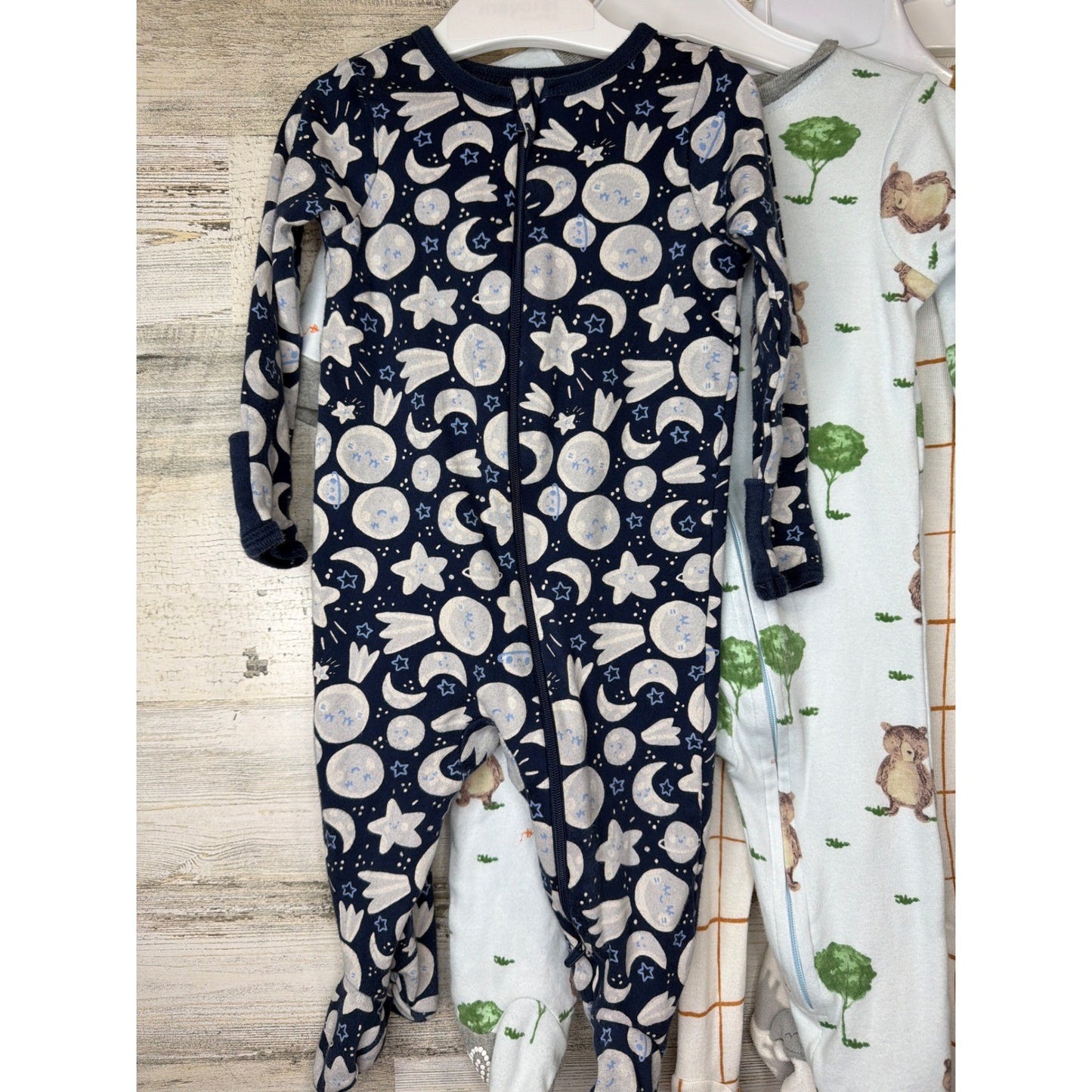 Burt's Bees Cloud Island Baby Sleeper Bundle 0-6M Lot *1