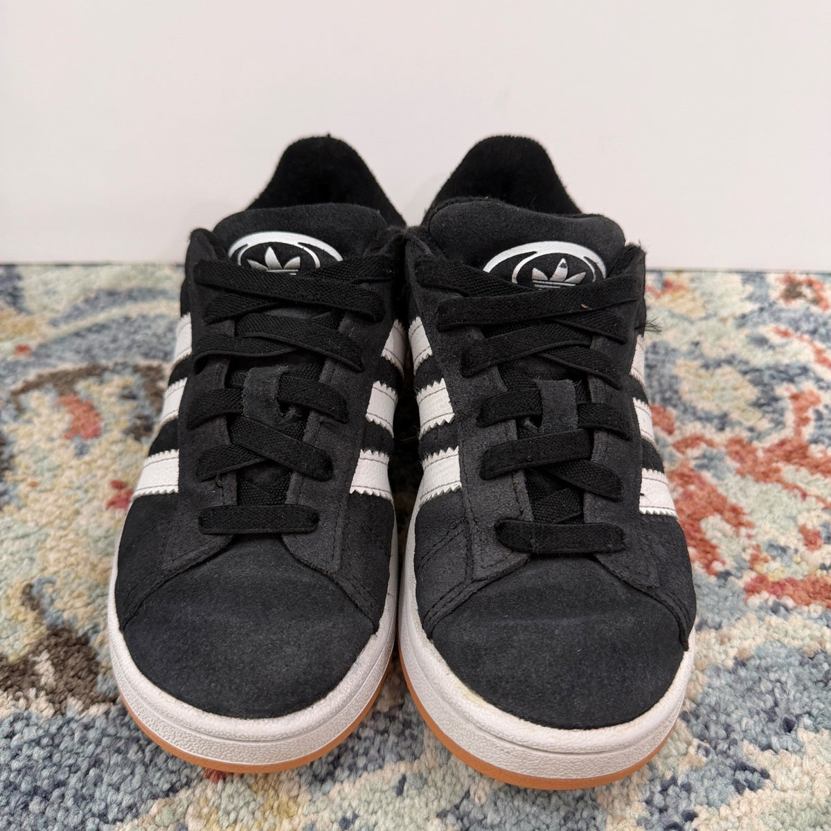 Adidas Campus 00s Kids 13K Black White Suede Skater Retro Sneakers1